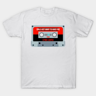 Cyndi Lauper Classic Retro Cassette T-Shirt